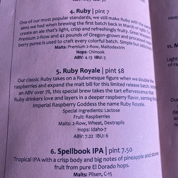 McMenamins North Bank - Menu - Pubs Near Me - Eugene, Oregon