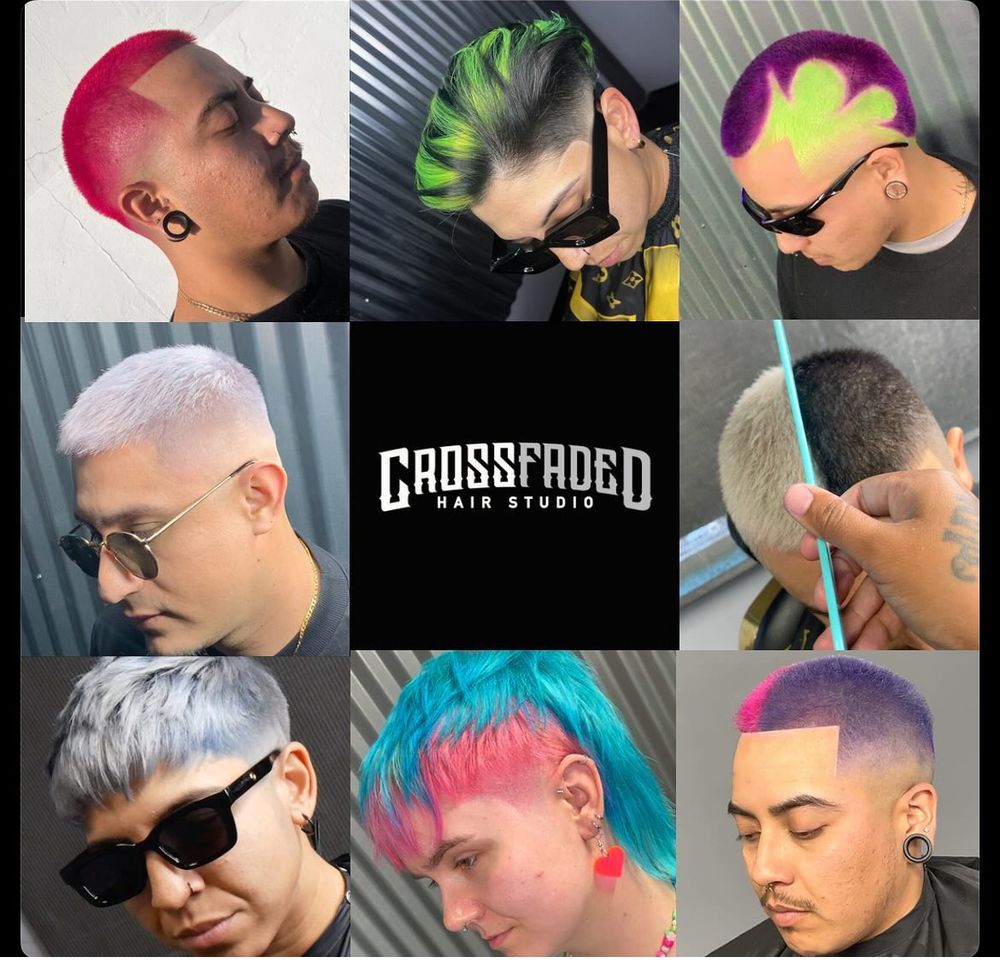 Crossfaded Hair Studio Logo