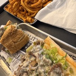 Wing It - Philly Cheesesteak and Curly Fries that are too good to wait