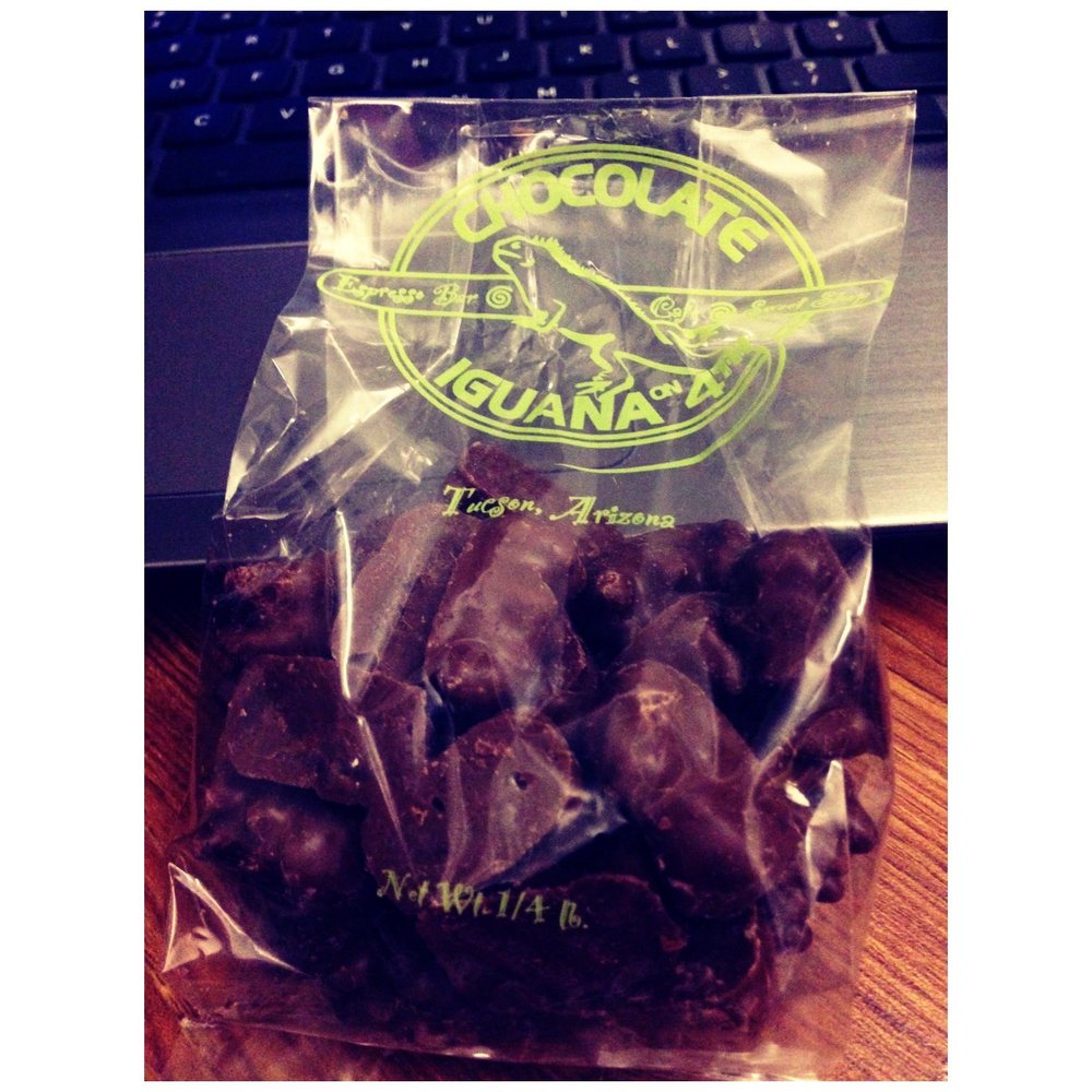 Chocolate Iguana - a bag of chocolate - Coffee & Tea Near Me - Tucson, Arizona Chocolate Iguana - a bag of chocolate - Coffee & Tea Near Me - Tucson, Arizona