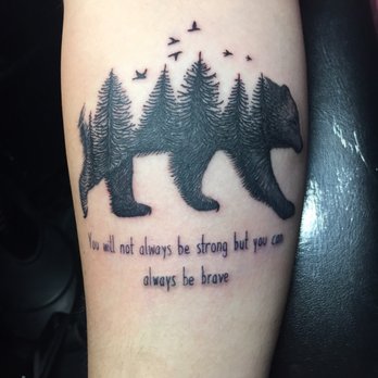 White Buffalo Gallery - My 2nd piece with Ken! The line work was absolutely amazing and he really brought my grizzly bear to life. - Tattoo Near Me - Sacramento, California White Buffalo Gallery - My 2nd piece with Ken! The line work was absolutely amazing and he really brought my grizzly bear to life. - Tattoo Near Me - Sacramento, California