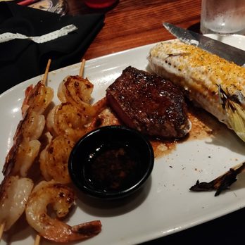 LongHorn Steakhouse - Renegade sirloin and shrimp w corn - Steakhouses Near Me - Council Bluffs, Iowa LongHorn Steakhouse - Renegade sirloin and shrimp w corn - Steakhouses Near Me - Council Bluffs, Iowa