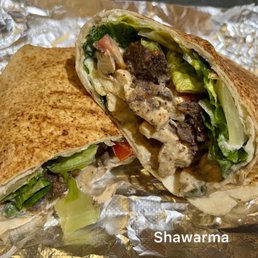 Shawarma ($8) ~ I requested a mixed beef & chicken ~ Shawarma ($8) ~ I requested a mixed beef & chicken ~