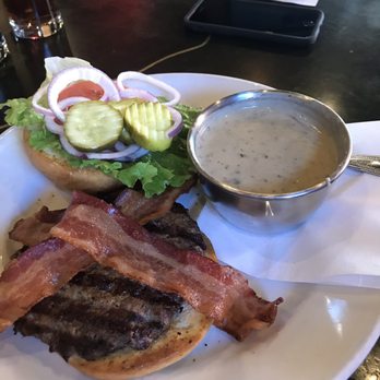 Wynkoop Brewing - Bison burger - Pool Halls Near Me - Denver, Colorado
