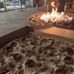 Terra Lounge - Meat lovers pizza