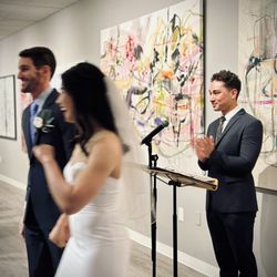 Barsky Gallery - Micro-wedding in Hoboken NJ at Barsky Art Gallery