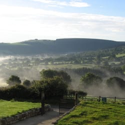 Knockree Youth Hostel - Morgennebel