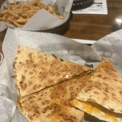 Backdoor Bar & Grille - Shrimp quesadilla