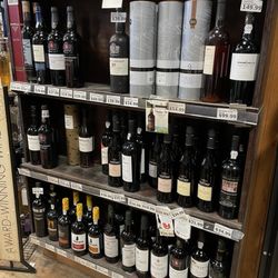 District Liquors - Port wine section