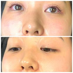 Rock Glam Lash Studio - Lash lift and tint before and after