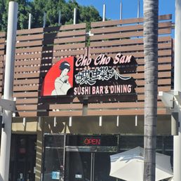 Exterior outside entrance of Cho Cho San - Encino, California Exterior outside entrance of Cho Cho San - Encino, California