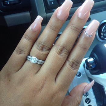 Kayla's Nail  Salon - Added some rhinestone! - Nail Salons Near Me - Hendersonville, Tennessee