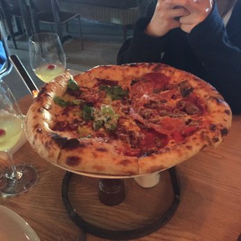 Pie Tap Pizza + Rotisserie + Bar - Our 1/2 chicken 1/2 salami pizza - Pizza Near Me - Plano, Texas Pie Tap Pizza + Rotisserie + Bar - Our 1/2 chicken 1/2 salami pizza - Pizza Near Me - Plano, Texas