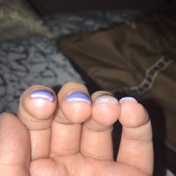 Nails To Perfection - Acrylic nails with no tips, just powder.