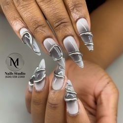 M Nails Studio - Gel x set done by Victor