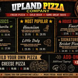The Upland Pizza Company - Signature pizzas