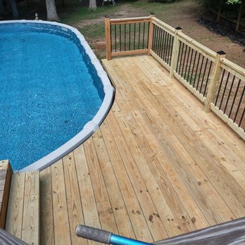 Level Up Home Improvement - a pool and deck - Painters Near Me - Zebulon, North Carolina Level Up Home Improvement - a pool and deck - Painters Near Me - Zebulon, North Carolina