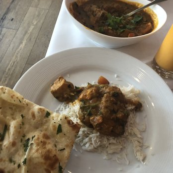 RaaSa Indian Cuisine - Chicken curry, rice, garlic naan, lassi - Indian Near Me - Elmsford, New York