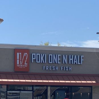Poki One N Half - Outside store front - Poke Near Me - San Diego, California