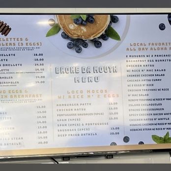 Aloha Stacks - Menu Board - Pancakes Near Me - El Monte, California Aloha Stacks - Menu Board - Pancakes Near Me - El Monte, California