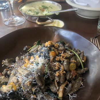 Blue Duck Tavern - Black Garlic Buckwheat Cavatelli w/ Foraged Forest Mushrooms ... a proverbial mouth party - New American Near Me - Washington, DC, District of Columbia
