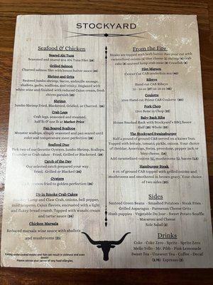Menu photo 3 The Stockyard Swainsboro, GA