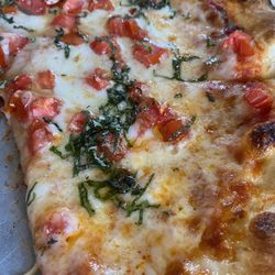 Margarita pizza with fresh tomatoes and Basil
