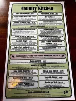 Menu photo 5 Country Store and Kitchen Pine Mountain, GA