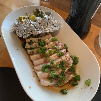 Oak & Coal - Seared hamachi (yellow tail) - Japanese Near Me - Costa Mesa, California
