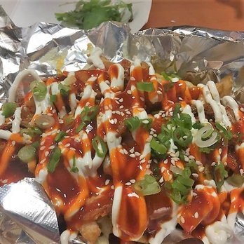 Bubblys - Kimchee Fries - Asian Fusion Near Me - Hickory, North Carolina