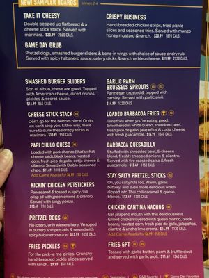 Menu photo 5 Dave & Buster's Milpitas - San Jose Milpitas, CA