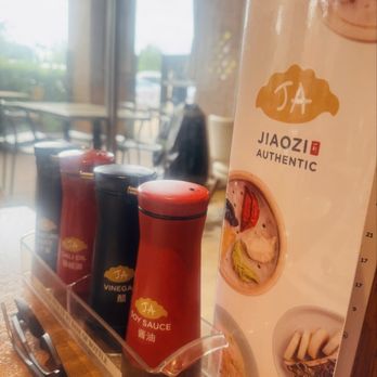 JA Jiaozi - Sauces and menu - Dim Sum Near Me - Irvine, California