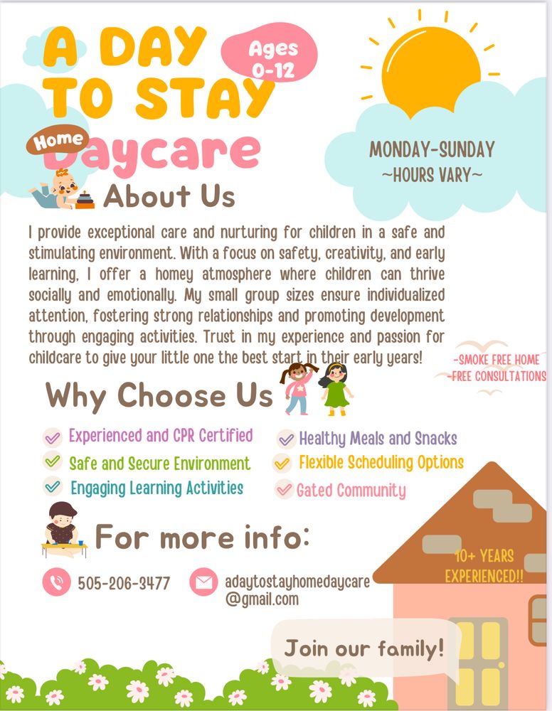 A Day To Stay - childcare center in Albuquerque, NM