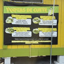 The updated menu.