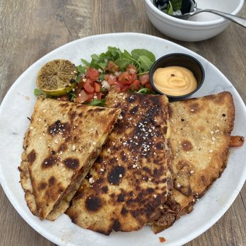 The Quarry - Jackfruit quesadilla - Seafood Near Me - Monroe, Michigan The Quarry - Jackfruit quesadilla - Seafood Near Me - Monroe, Michigan