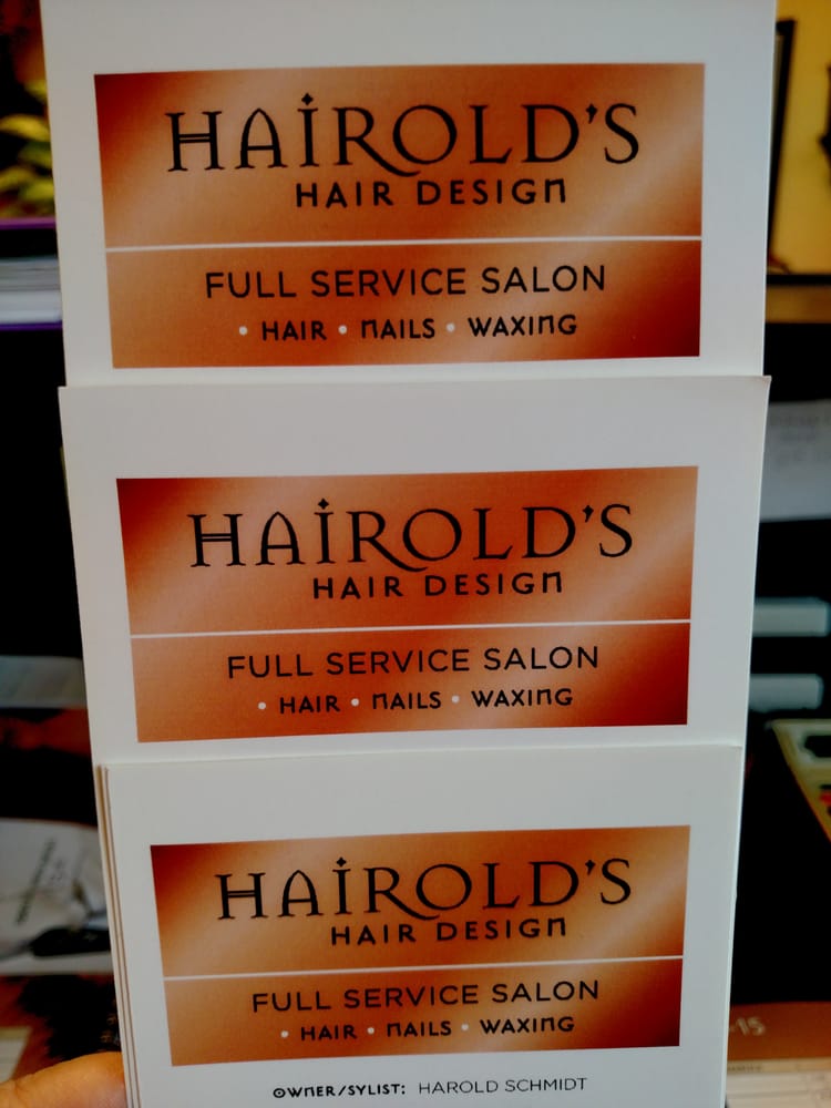 Hairold's Hair Design Logo