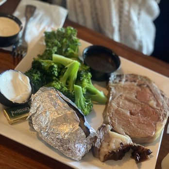 Tides Restaurant & Pub - Prime rib with baked potato - Seafood Near Me - Nahant, Massachusetts Tides Restaurant & Pub - Prime rib with baked potato - Seafood Near Me - Nahant, Massachusetts