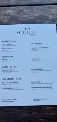 The Switchboard Restaurant & Bar by null
