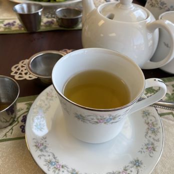 Crest Hill Tea Room - Proper tea in delicate cups. Tea is served loose leaf in the pot to properly steep. After 3-5 mins pour through individual strainer - Tea Rooms Near Me - Pulaski, Virginia Crest Hill Tea Room - Proper tea in delicate cups. Tea is served loose leaf in the pot to properly steep. After 3-5 mins pour through individual strainer - Tea Rooms Near Me - Pulaski, Virginia