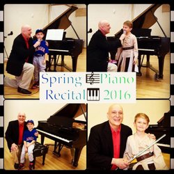 Piano Lessons In Dallas - Two Brothers Having Fun in Costumes at their recital