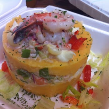 El Huarique - Causa de Camaron!! Yum!! - Peruvian Near Me - Venice, California El Huarique - Causa de Camaron!! Yum!! - Peruvian Near Me - Venice, California
