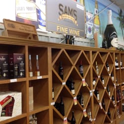 Sam's Warehouse Liquors - Huge wine selection, this picture does not do it justice