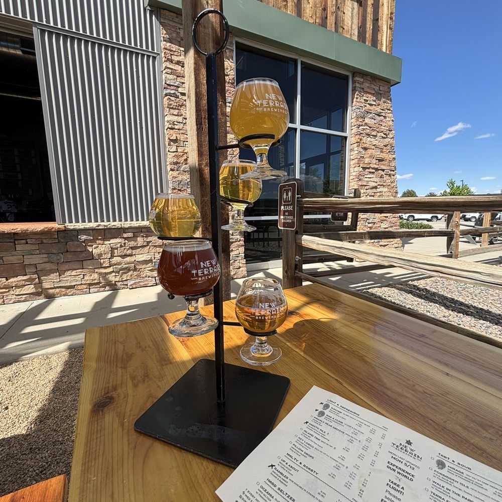 Beer garden New Terrain Brewery