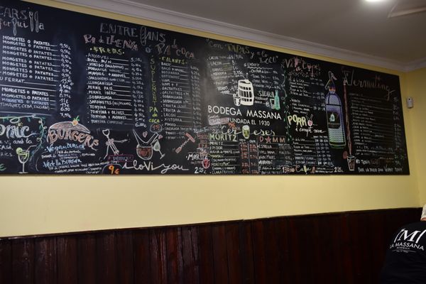 Menu photo 1 Bodega Massana Barcelona, B
