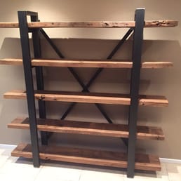 Feast your eyes on the shelf of my husband's dreams!  No picture does it justice! Quality work from H&H!!