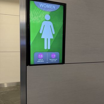 DFW Airport Terminal C - Showing available space in bathrooms - Airport Terminals Near Me - Dallas, Texas