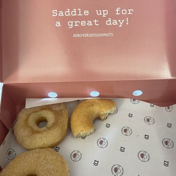Drover’s Doughnuts - Eat them so quick I couldn't get the picture taken in time!!! - Breakfast & Brunch Near Me - Goleta, California Drover’s Doughnuts - Eat them so quick I couldn't get the picture taken in time!!! - Breakfast & Brunch Near Me - Goleta, California