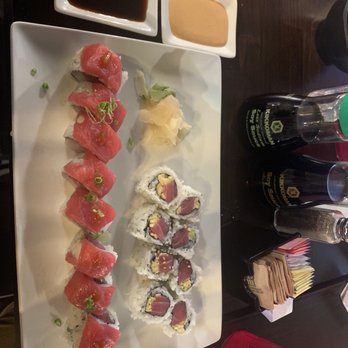 Sushi Q6 Normandy - Million Roll (left) Tuna Cucumber Roll (right) - Sushi Bars Near Me - Ellicott City, Maryland Sushi Q6 Normandy - Million Roll (left) Tuna Cucumber Roll (right) - Sushi Bars Near Me - Ellicott City, Maryland