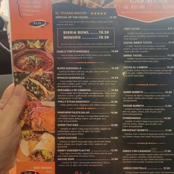 El Texano Carnitas - Menu - Mexican Near Me - Woodland, California El Texano Carnitas - Menu - Mexican Near Me - Woodland, California