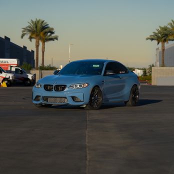 Street League Wraps - China Blue Vinyl Wrap On This BMW M2 - Auto Customization Near Me - Gilbert , Arizona